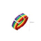 Rainbow Nylon Bracelet for Couples & Friends Braided Jewelry for Men and Women