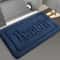 Soft Water Absorbing Bathroom AntiSlip Mat Flannel Fabric Door Mat For Home Decoration 3