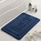 Soft Water Absorbing Bathroom AntiSlip Mat Flannel Fabric Door Mat For Home Decoration 4