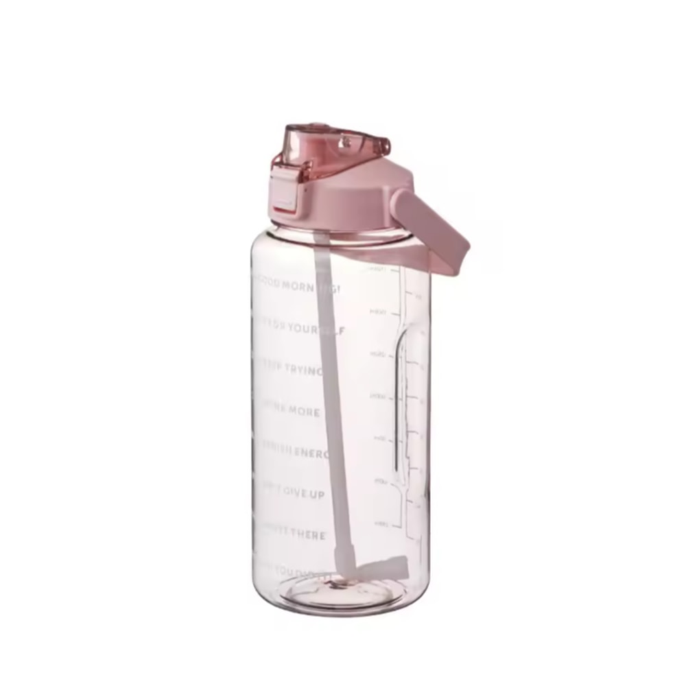 Large Portable Water Bottle With Straw Ideal For Fitness Sports And Travel Universal Design 3