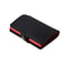 Split Leather Slim Card Holder Wallet With RFID Blocking Money Clip Minimalist Pop Up Credit Card