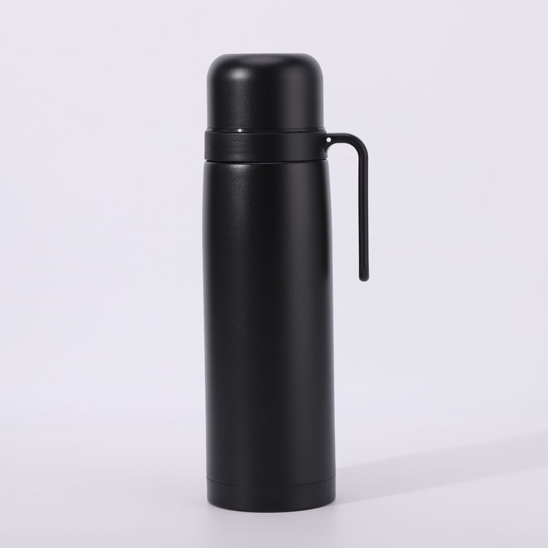Stainless Steel Insulated Travel Mug With Handle Outdoor Sports Cup For Hot Cold Drinks 3
