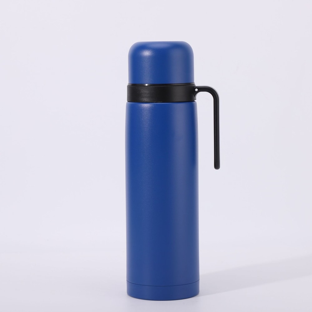 Stainless Steel Insulated Travel Mug With Handle Outdoor Sports Cup For Hot Cold Drinks 2