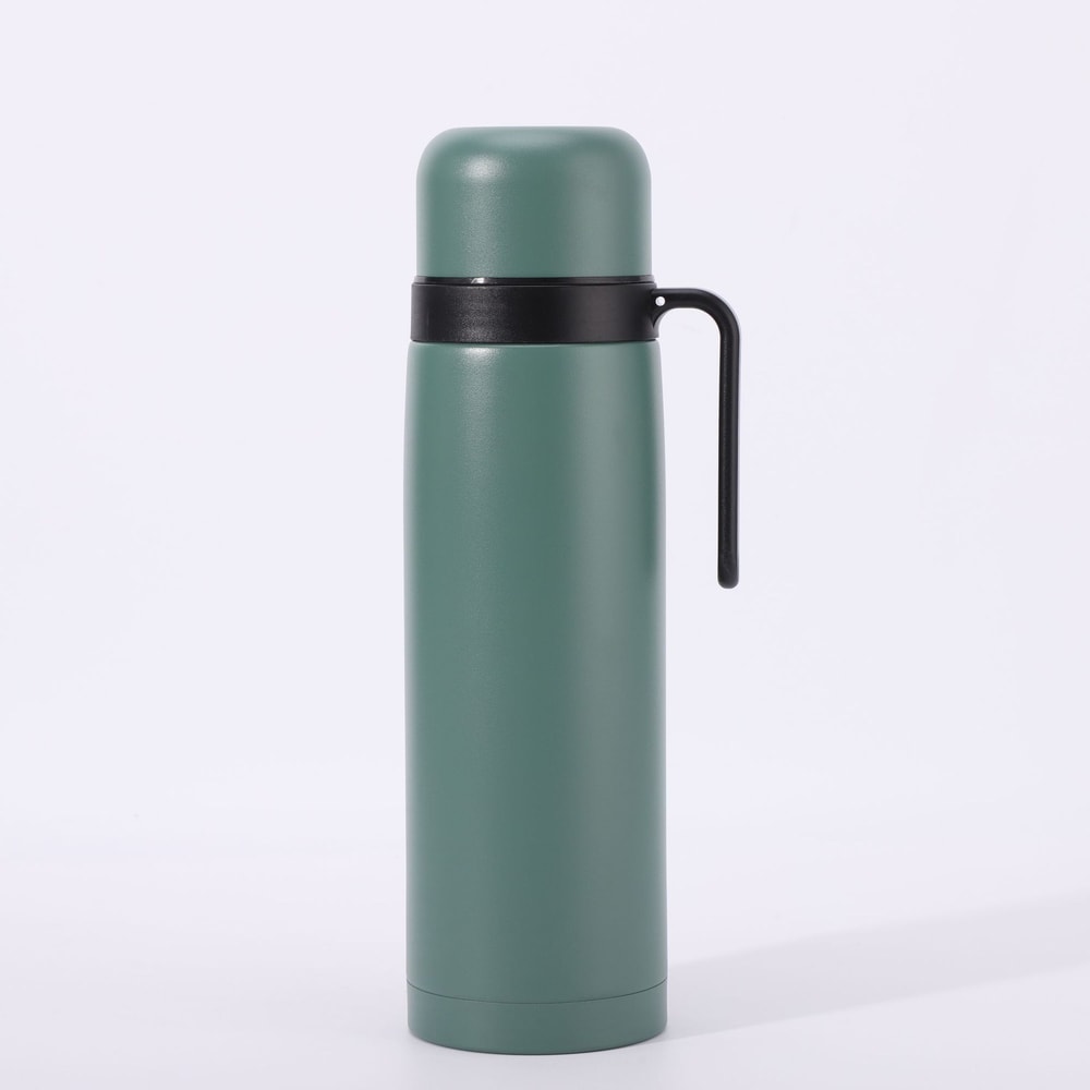 Stainless Steel Insulated Travel Mug With Handle Outdoor Sports Cup For Hot Cold Drinks 4