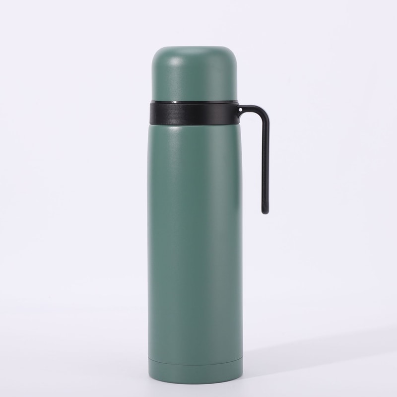 Stainless Steel Insulated Travel Mug With Handle Outdoor Sports Cup For Hot Cold Drinks 4