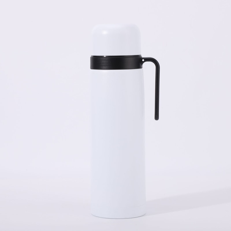 Stainless Steel Insulated Travel Mug With Handle Outdoor Sports Cup For Hot Cold Drinks 5