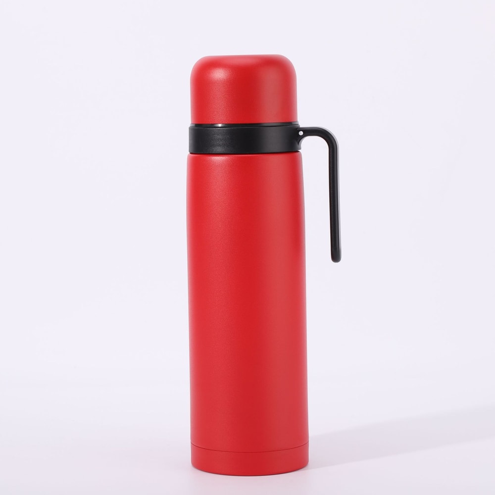 Stainless Steel Insulated Travel Mug With Handle Outdoor Sports Cup For Hot Cold Drinks 6