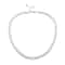 Trendy White Imitation Pearl Beaded Choker Necklace For Men 1