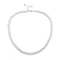 Trendy White Imitation Pearl Beaded Choker Necklace For Men 1