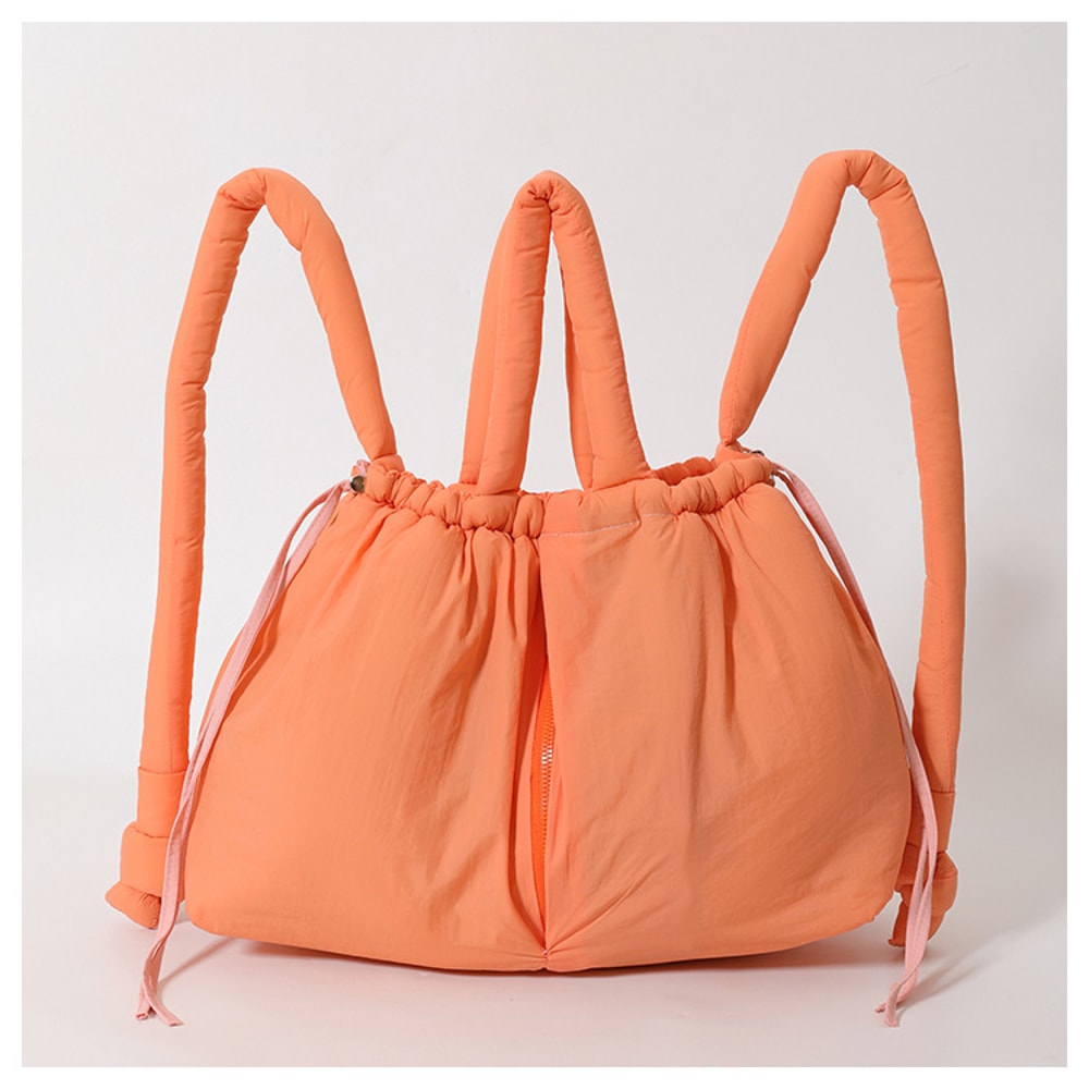 Stylish Casual Nylon Padded Tote Bag Large Capacity Designer Shoulder Crossbody Handbag 0