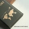 Slim PU Passport Holder Travel Essential With Cove Map Design 1