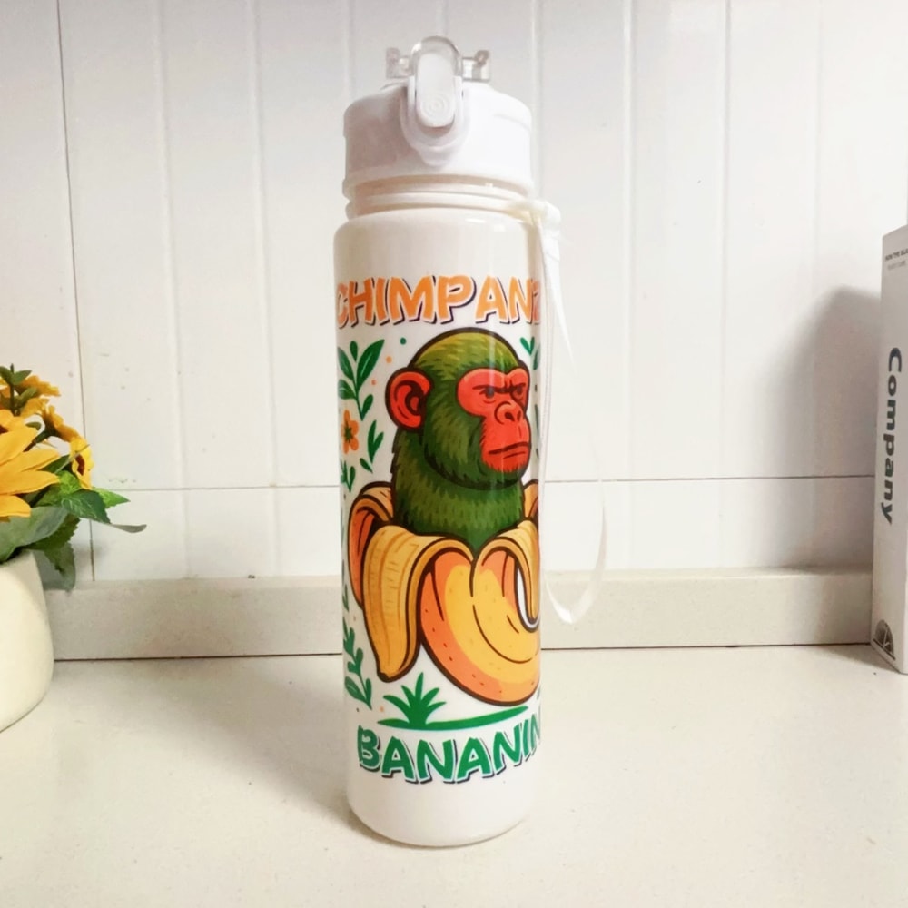 Italian Brainrot Cartoon Water Bottle Fun Outdoor Sports Cup For Active Lifestyles 2