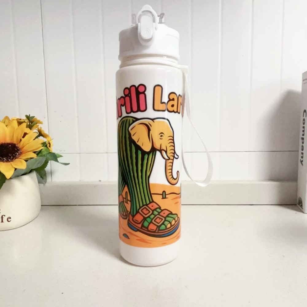 Italian Brainrot Cartoon Water Bottle Fun Outdoor Sports Cup For Active Lifestyles 3