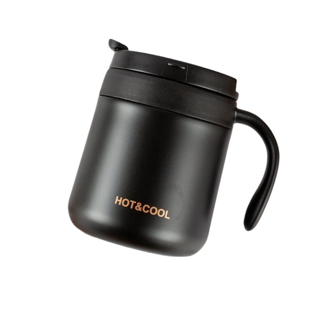 Premium Stainless Steel Insulated Coffee Mug With Handle Large Capacity Wide Mouth Office Travel Cu 4