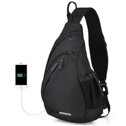 mixi mens sling backpack versatile one shoulder bag for students work and travel