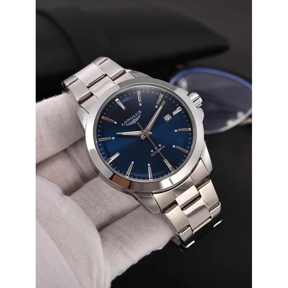 Mens Automatic Business Watch Waterproof Stainless Steel Luminous Mechanical Watch 1