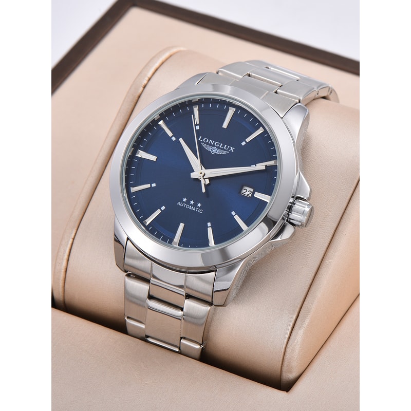 Mens Automatic Business Watch Waterproof Stainless Steel Luminous Mechanical Watch 2