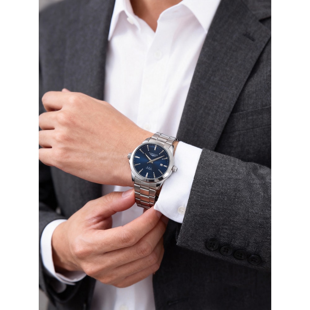 Mens Automatic Business Watch Waterproof Stainless Steel Luminous Mechanical Watch 3