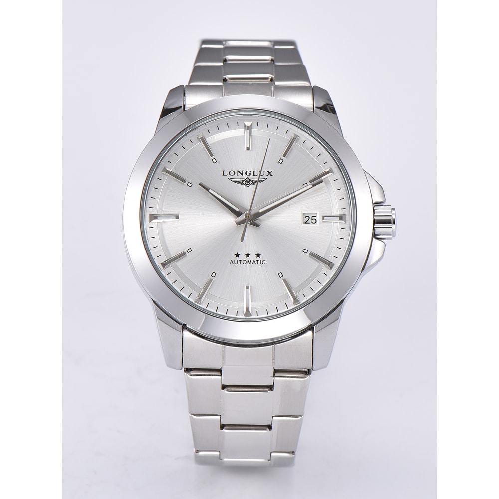 Mens Automatic Business Watch Waterproof Stainless Steel Luminous Mechanical Watch 4