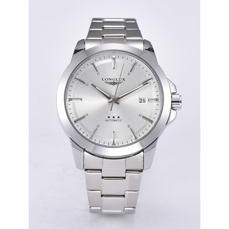 Mens Automatic Business Watch Waterproof Stainless Steel Luminous Mechanical Watch 4