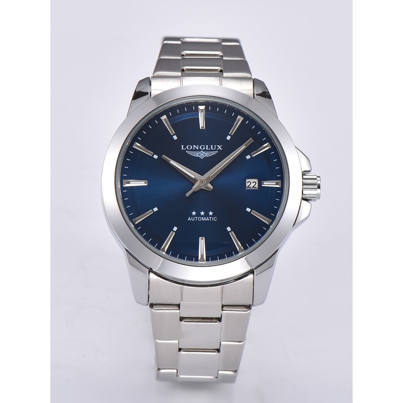 Mens Automatic Business Watch Waterproof Stainless Steel Luminous Mechanical Watch 5