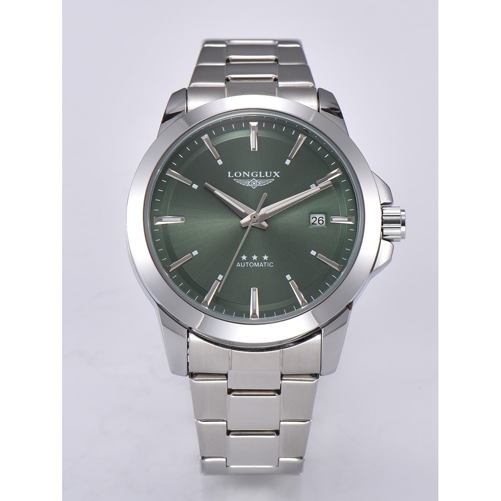 Mens Automatic Business Watch Waterproof Stainless Steel Luminous Mechanical Watch 6