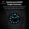 Luxurious Stainless Steel Mens Analog Quartz Watch Waterproof Diving Watch With Luminous Dial 3
