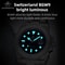 Luxurious Stainless Steel Mens Analog Quartz Watch Waterproof Diving Watch With Luminous Dial 3
