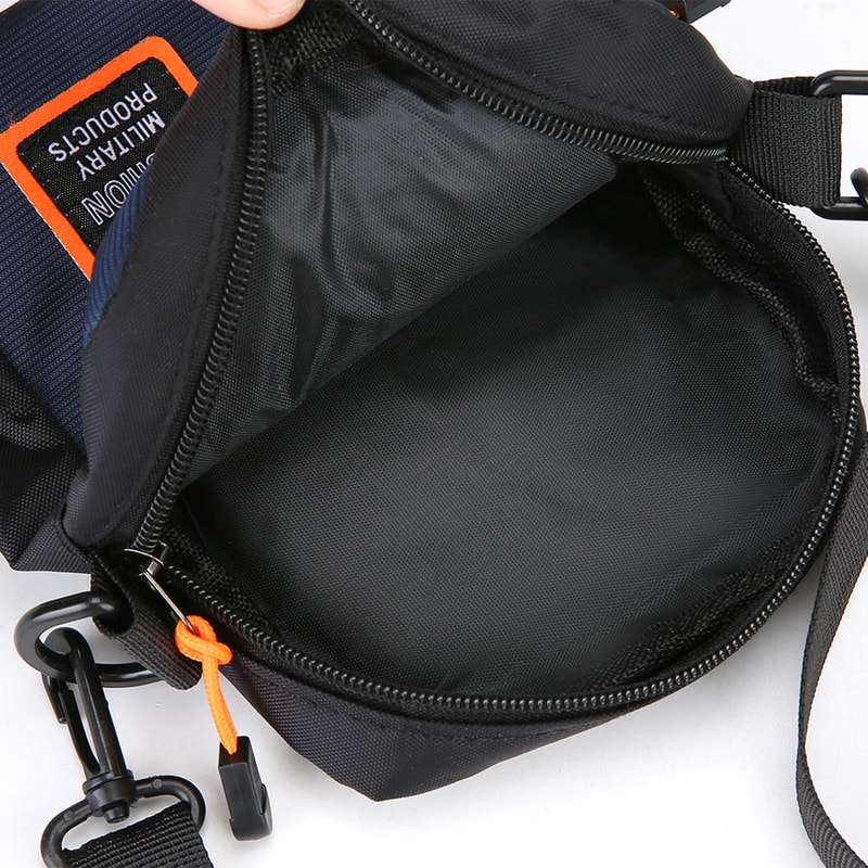 Mens Lightweight Nylon Crossbody Bag With Adjustable Strap For Everyday Use 2