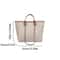 Fashionable Canvas Tote Bag With Chain And Zipper Large Capacity Womens Shoulder Bag For Commuter S 1