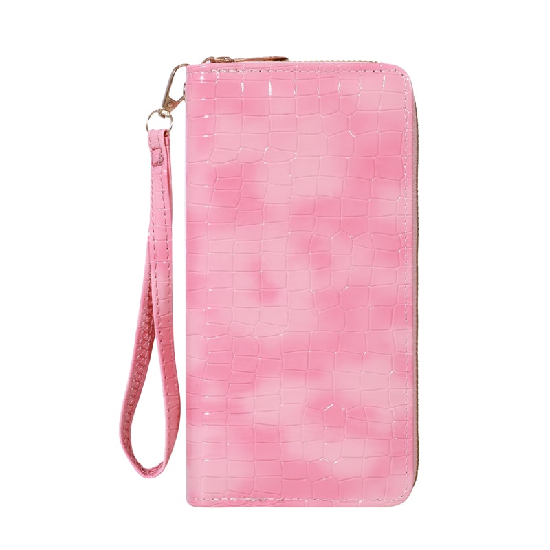 Elegant Large Capacity Wallet Clutch Purse With Zipper Multiple Card Holder Slots And Compartments 6