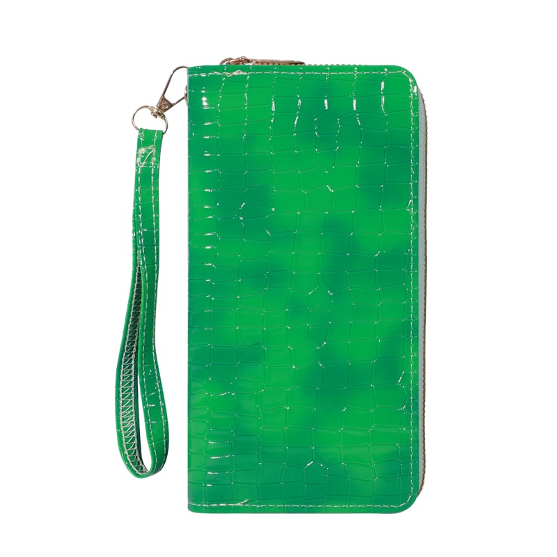 Elegant Large Capacity Wallet Clutch Purse With Zipper Multiple Card Holder Slots And Compartments 7