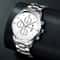 Mens Stainless Steel Quartz Watch Sleek Silver Design Ideal for Business & Sports