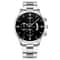 Mens Stainless Steel Quartz Watch Sleek Silver Design Ideal for Business & Sports