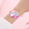 Rainbow Cloud Silicone Band Childrens Watch Cute Cartoon Quartz Watch For Boys Girls 1