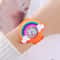 Rainbow Cloud Silicone Band Childrens Watch Cute Cartoon Quartz Watch For Boys Girls 3