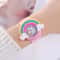 Rainbow Cloud Silicone Band Childrens Watch Cute Cartoon Quartz Watch For Boys Girls 4