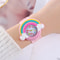 Rainbow Cloud Silicone Band Childrens Watch Cute Cartoon Quartz Watch For Boys Girls 4