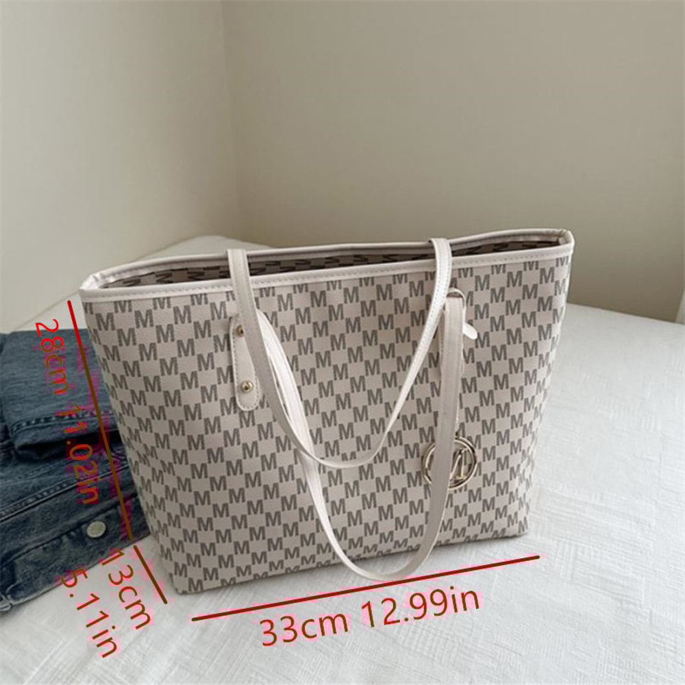 Vintage Shoulder Tote Bag For Women Stylish Large Handbag For Work Travel And Daily Use 3