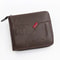 Mens Zipper Wallet PU Wax Oil Skin Coin Purse Short Card Holder For Men 4