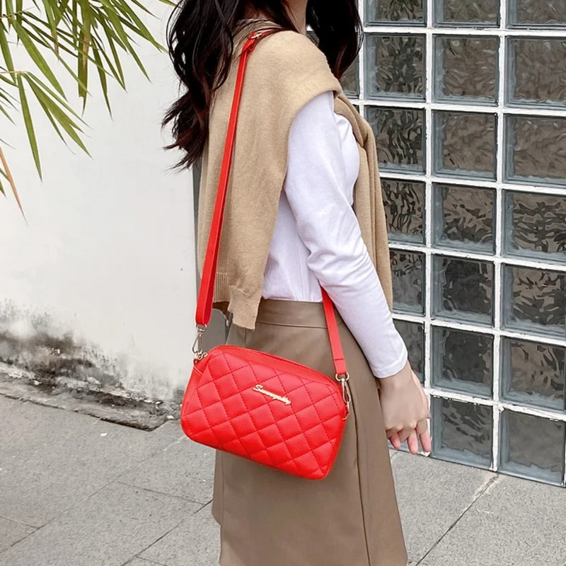 Fashionable Small Messenger Bag For Women With Trendy Embroidery Camera Style Shoulder Bag And Chai 2