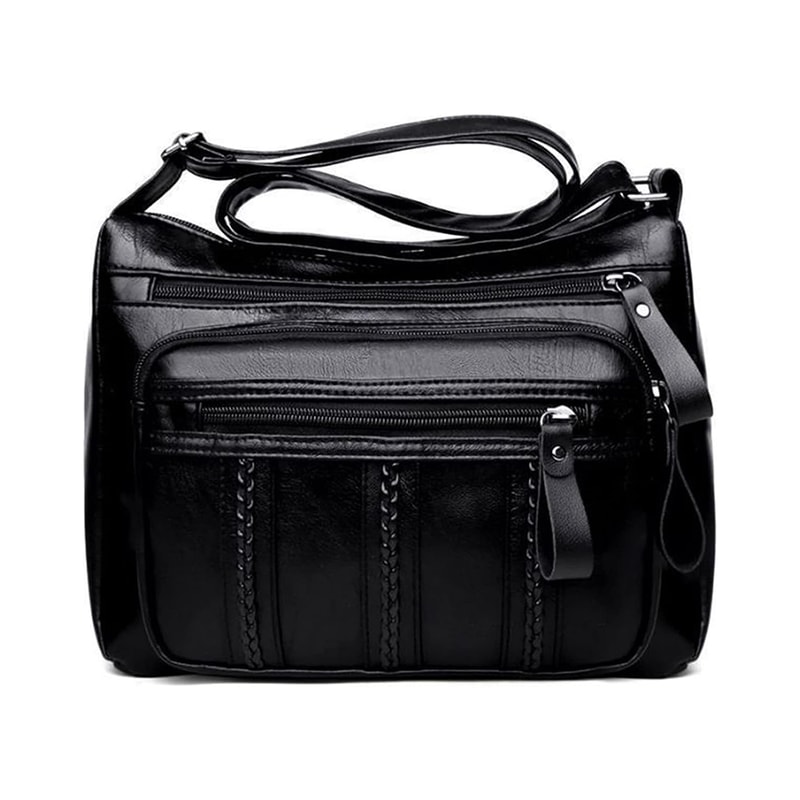 Soft Leather Crossbody Shoulder Bag For Women Fashionable Adjustable Satchel 4