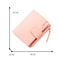 Mini Purse Wallet For Women Stylish Pink Cardholder Business Money Bag 3