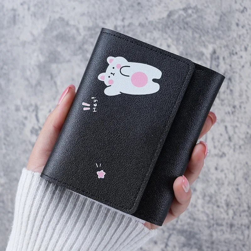 Fashionable Cartoon Leather Wallet Multifunctional Card Holder For Women Kids And Students Cute Co 4