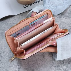 stylish multi-function wallet for women card holder phone bag & coin purse in one