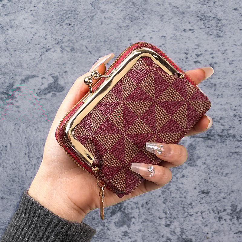 Stylish Printed Womens Wallet Versatile Short Clip Wallet For Students And Everyday Use 2