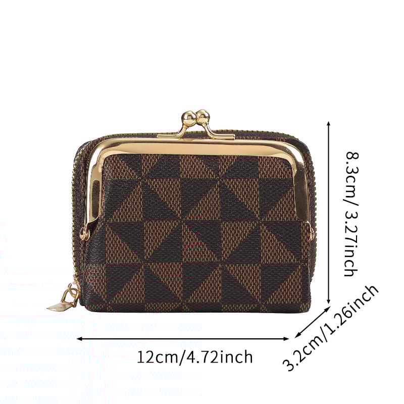 Stylish Printed Womens Wallet Versatile Short Clip Wallet For Students And Everyday Use 3