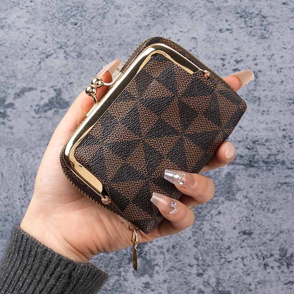 Stylish Printed Womens Wallet Versatile Short Clip Wallet For Students And Everyday Use 4