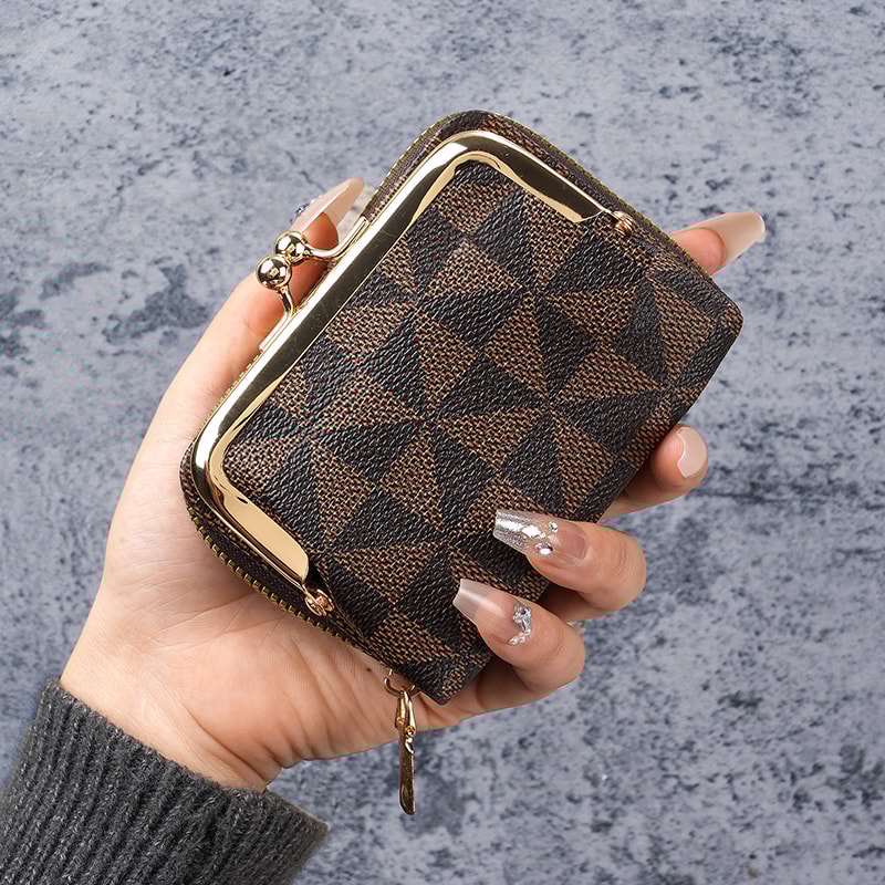 Stylish Printed Womens Wallet Versatile Short Clip Wallet For Students And Everyday Use 4