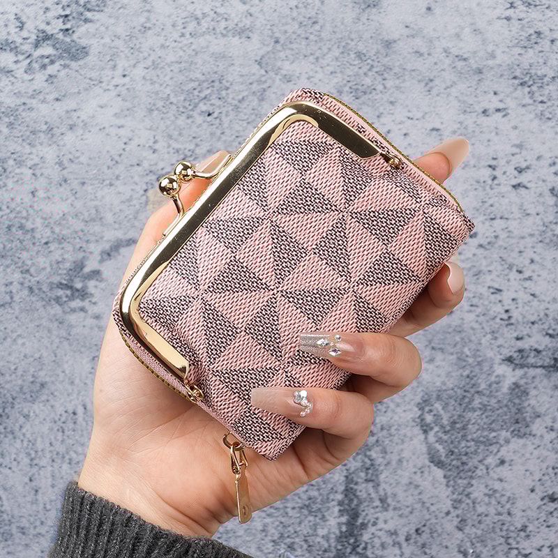 Stylish Printed Womens Wallet Versatile Short Clip Wallet For Students And Everyday Use 5